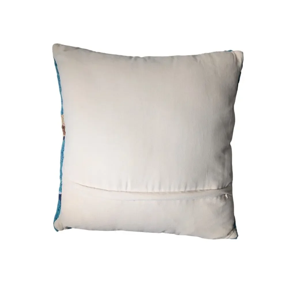 Peking Handicraft Hook Pillow Christmas Pontoon Boat Lake Beach Xmas Holiday